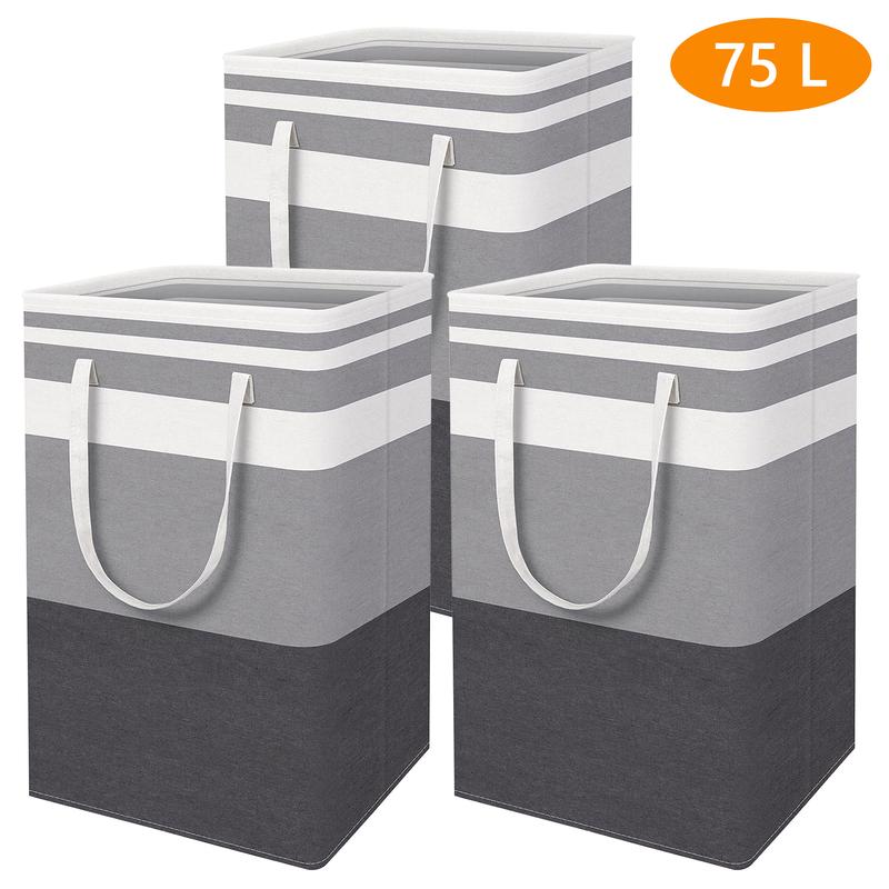 SVOZK® Collapsible Laundry Hamper Set, Large Capacity Fabric Laundry Baskets with Handles for Clothes & Storage-TTT