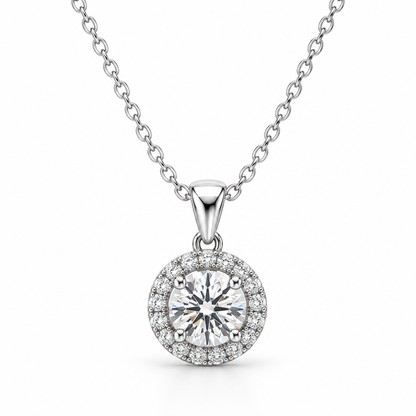 Vivalora® Radiant Halo Pendant Necklace｜Vivalora®