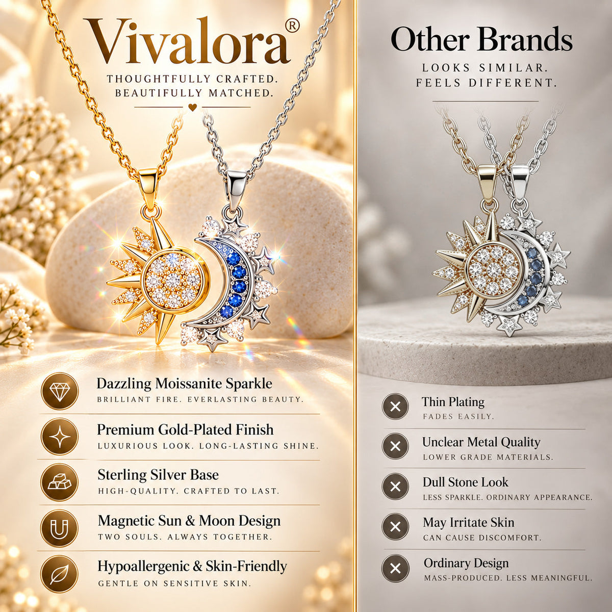 🔥Over 100,000 units sold丨2026 VIVALORA® Cosmic Bond Magnetic Matching Necklaces