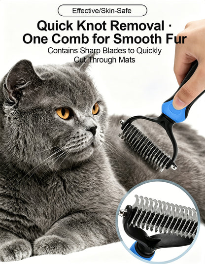 Billhol® Pet Dematting & Shedding Comb – Limited 60% OFF ✨ Smooth Coat, Less Loose Fur