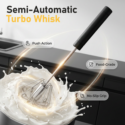 Billhol® Semi-Automatic Hand Egg Beater