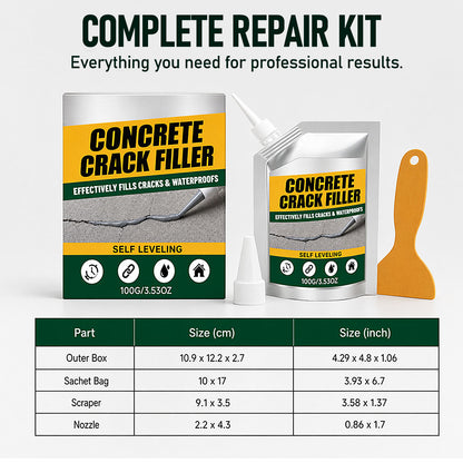 SVOZK® 🛠️Waterproof Concrete Crack Filler & Sealant