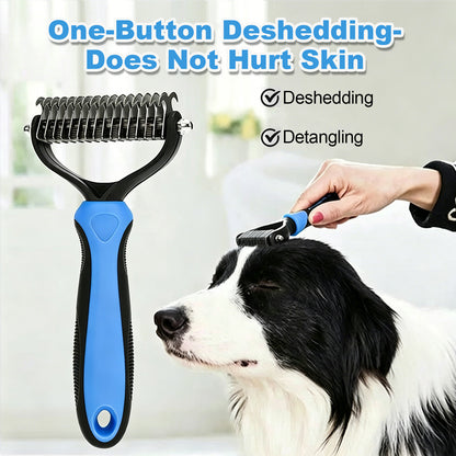 Billhol® Pet Dematting & Shedding Comb – Limited 60% OFF ✨ Smooth Coat, Less Loose Fur