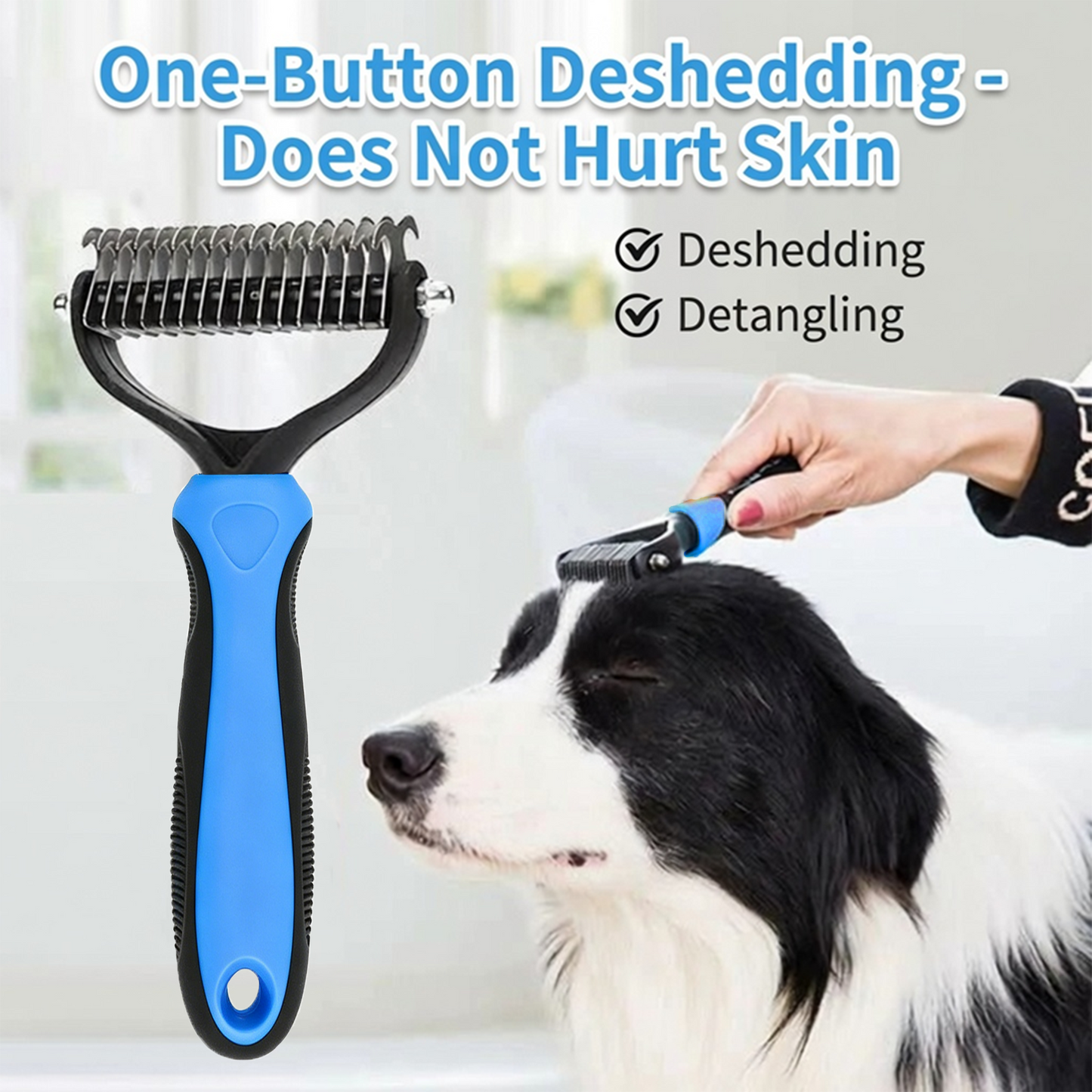 Billhol® Double-Sided Pet Dematting Comb – 50% OFF 🐾 Gentle Fur Care for Dogs & Cats