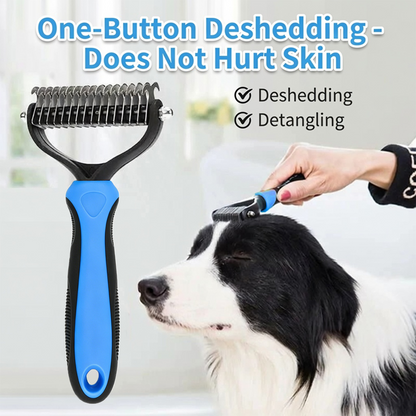 Billhol® Double-Sided Pet Dematting Comb – 50% OFF 🐾 Gentle Fur Care for Dogs & Cats