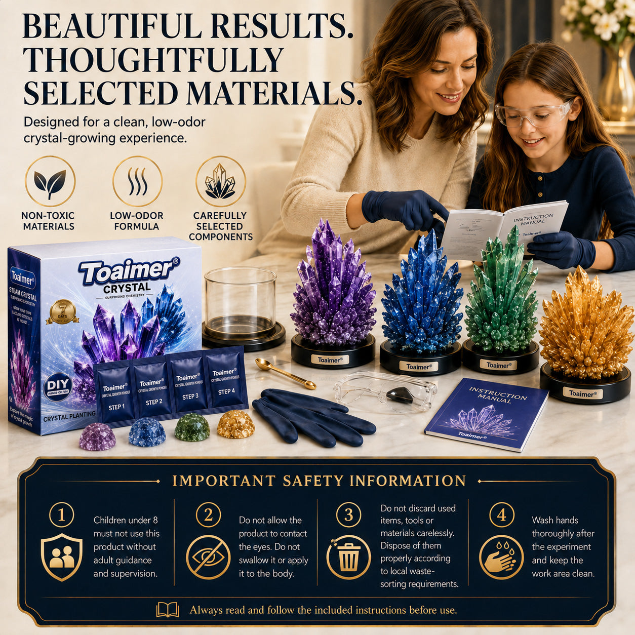 Save 50% Today | 🔮Toaimer® CrystalGenesis — Grow Your Own Luxury Crystal Jewelry💎