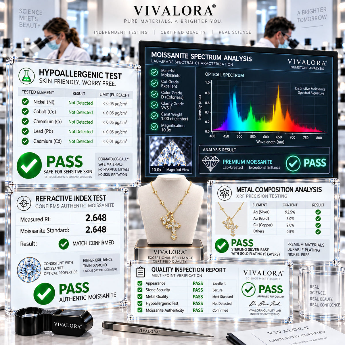 🔥 LAST DAY 90% OFF | VIVALORA® Eternal Faith Diamond Necklace💎