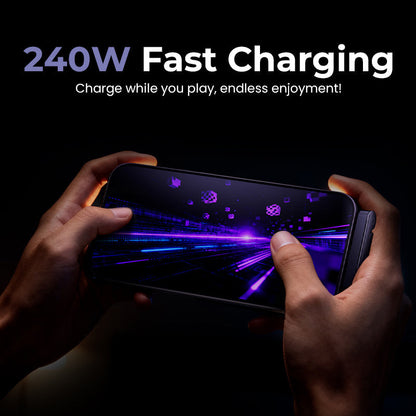 🔥Last Day 60% OFF - ⚡2-in-1 Invisible Holder Charger Cable – 240W Fast Charging Cord with Built-In Phone Stand