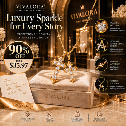 🔥 LAST DAY 90% OFF | VIVALORA® Eternal Faith Diamond Necklace💎