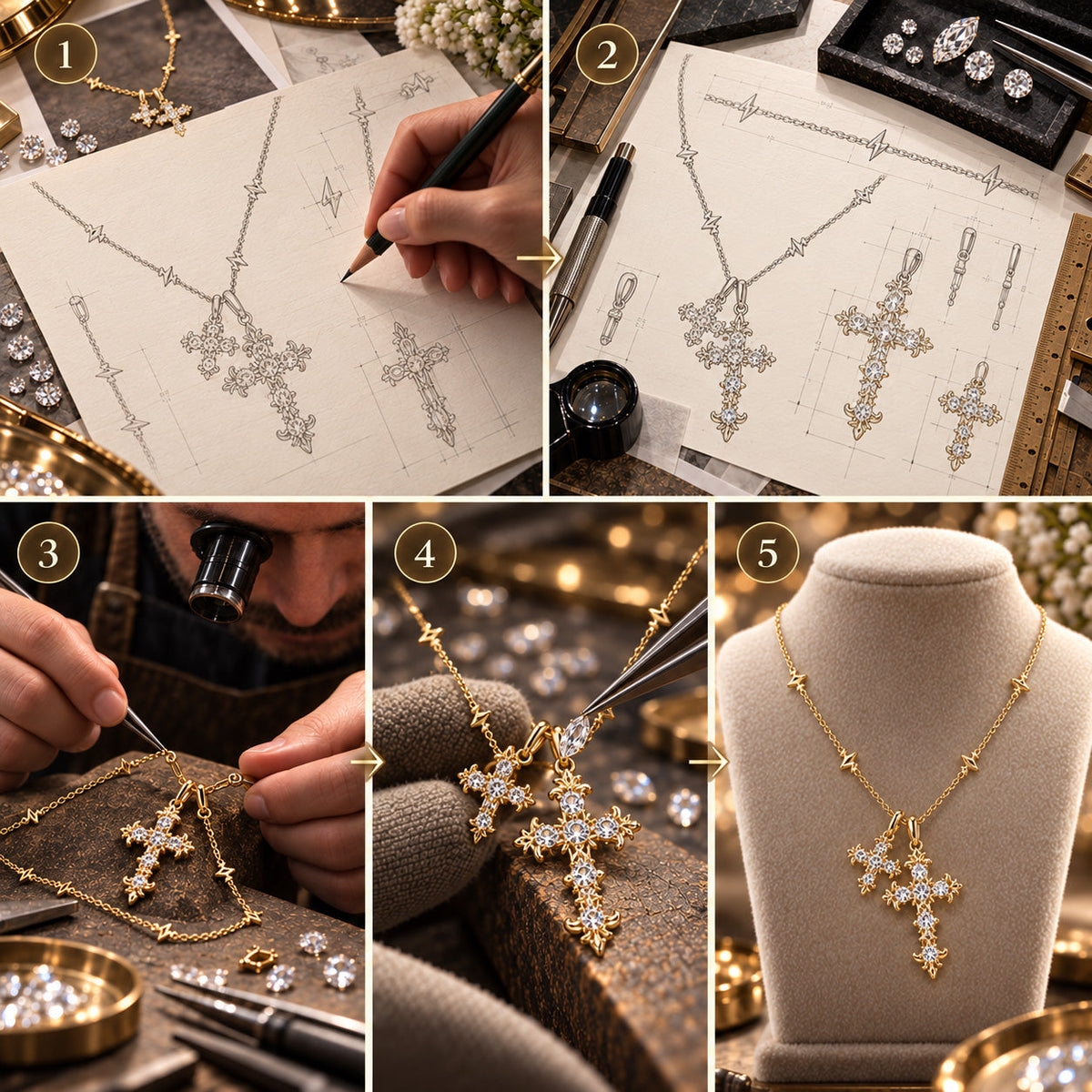 🔥 LAST DAY 90% OFF | VIVALORA® Eternal Faith Diamond Necklace💎