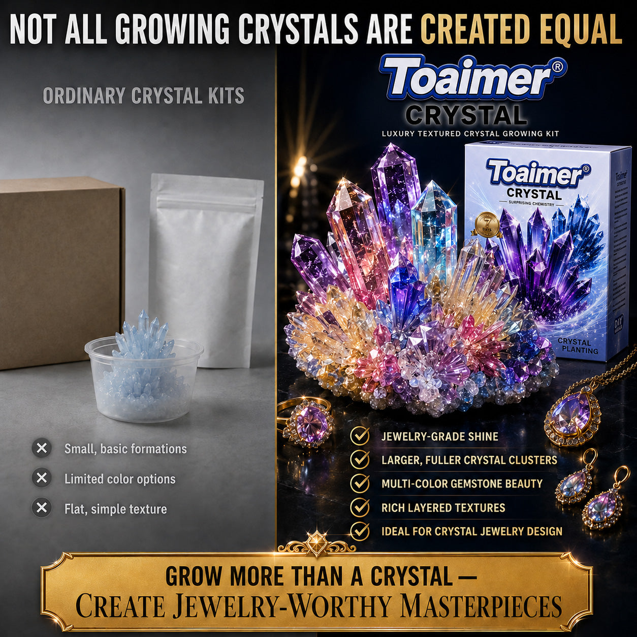 Save 50% Today | 🔮Toaimer® CrystalGenesis — Grow Your Own Luxury Crystal Jewelry💎