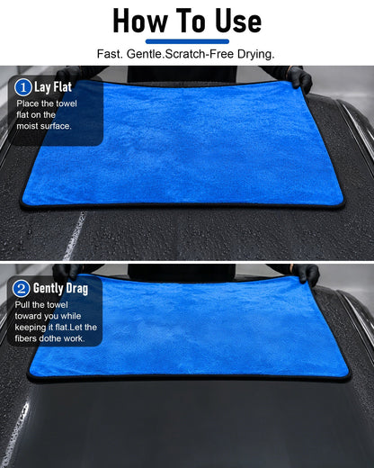 🔥LUCKYSONG® 10X High Absorbency Car Drying Towel🚗