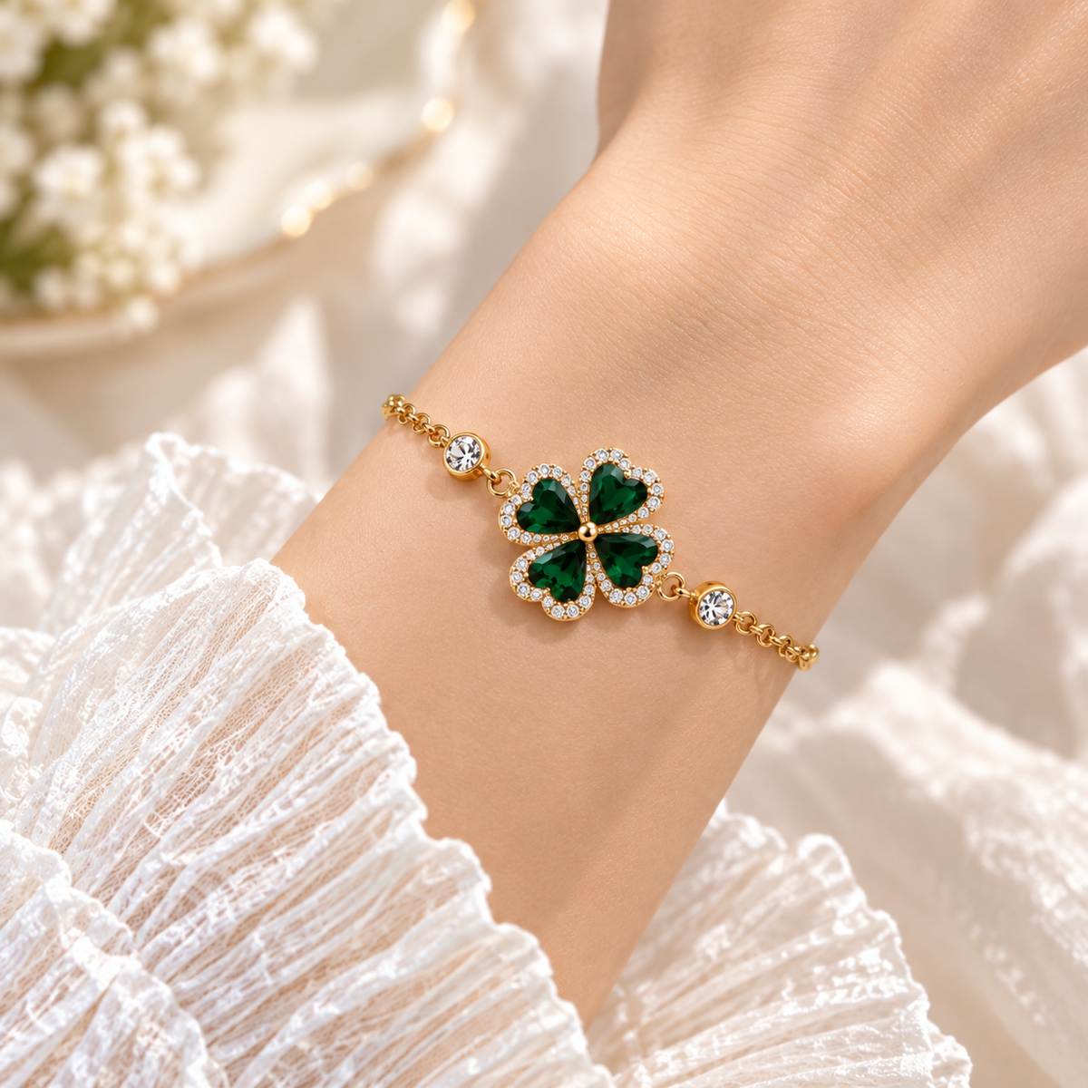 Vivalora® Lucky Four-Leaf Bracelet｜Vivalora®