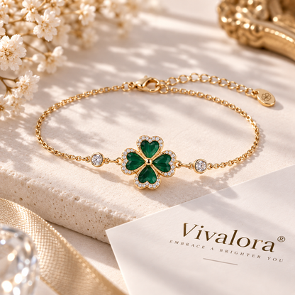 Vivalora® Lucky Four-Leaf Bracelet｜Vivalora®