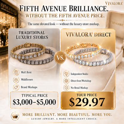 🔥 Last day to enjoy a 90% discount | VIVALORA® Diamond Bracelet — Brilliant radiance, exquisite craftsmanship, and timeless elegance.