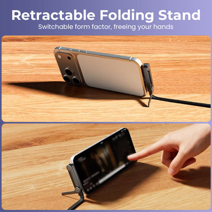 🔥Last Day 60% OFF - ⚡2-in-1 Invisible Holder Charger Cable – 240W Fast Charging Cord with Built-In Phone Stand