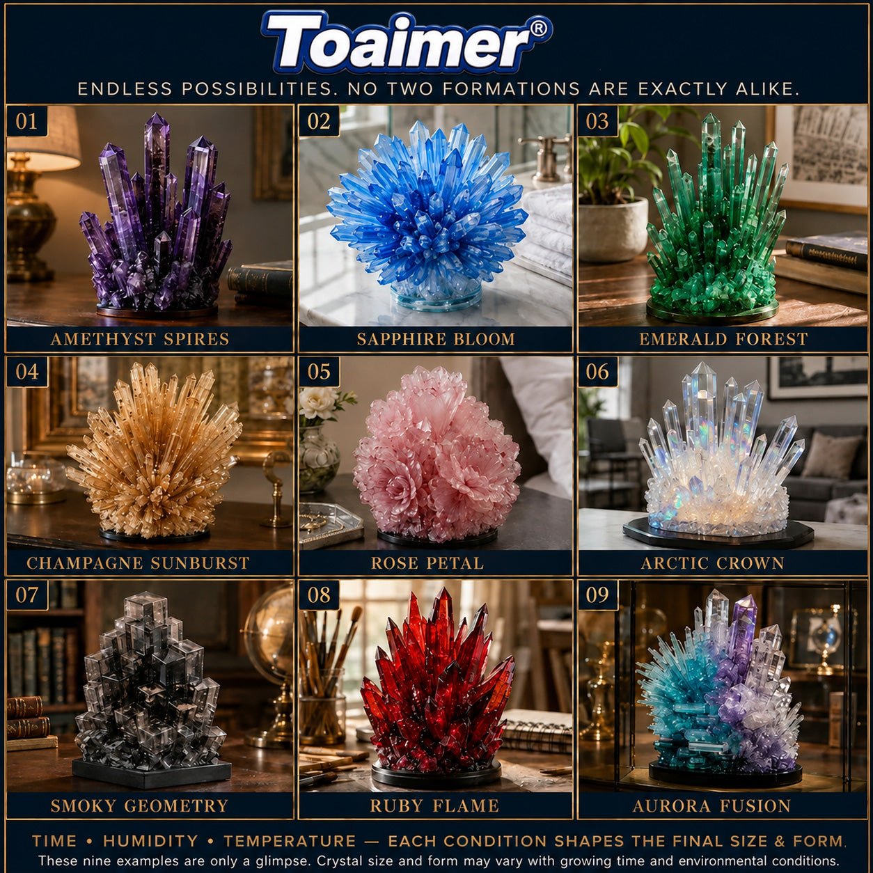 Save 50% Today | 🔮Toaimer® CrystalGenesis — Grow Your Own Luxury Crystal Jewelry💎