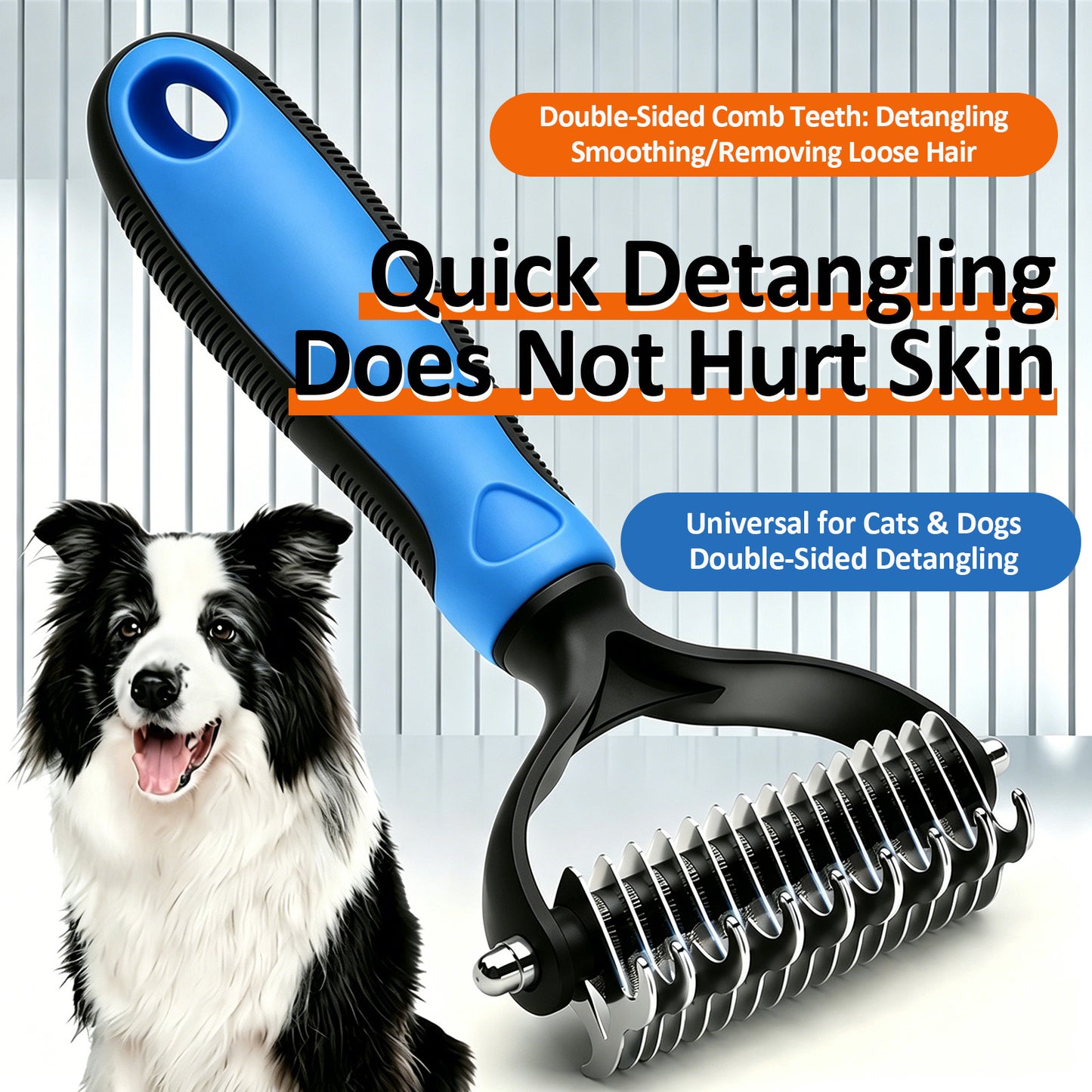 Billhol® Pet Dematting & Shedding Comb – Limited 60% OFF ✨ Smooth Coat, Less Loose Fur