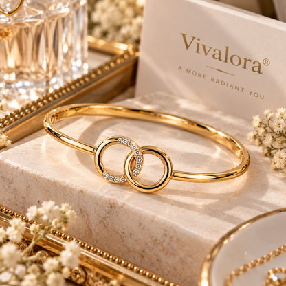 Vivalora® Interlocking Love Bangle