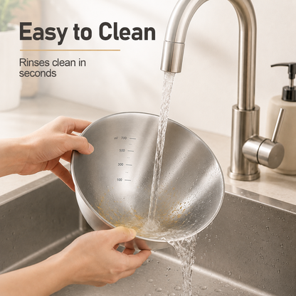 Stainless Steel Measuring Mixing Bowl