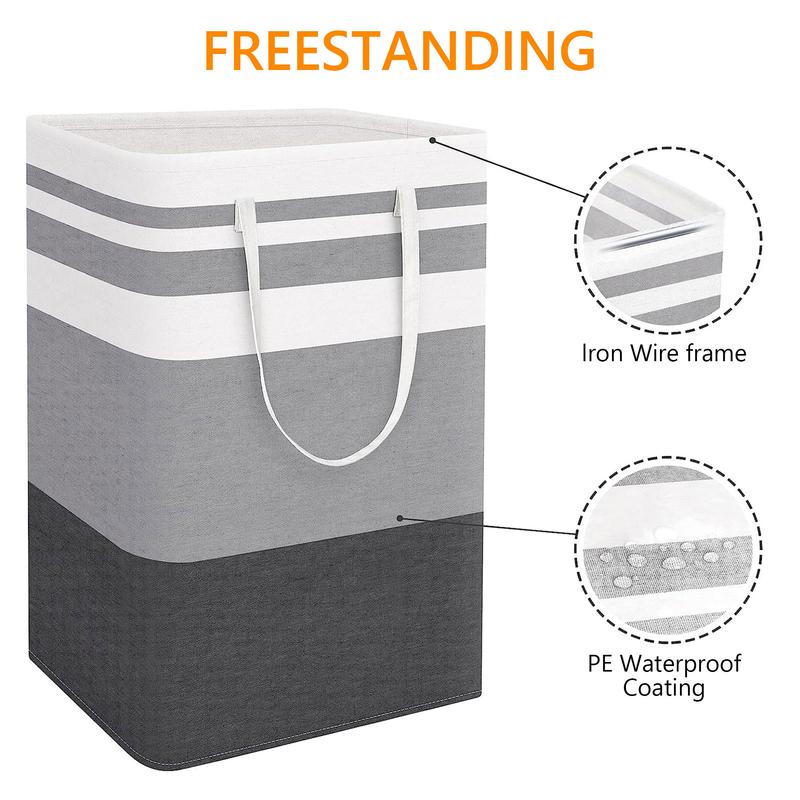 SVOZK® Collapsible Laundry Hamper Set, Large Capacity Fabric Laundry Baskets with Handles for Clothes & Storage-TTT
