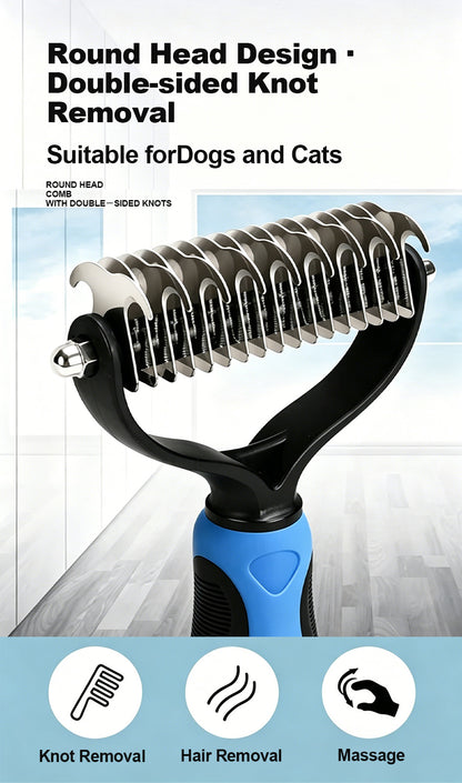 Billhol® Pet Dematting & Shedding Comb – Limited 60% OFF ✨ Smooth Coat, Less Loose Fur