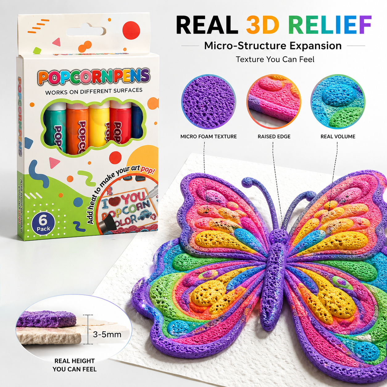 Save 50% by ordering today丨IEY® 3D Relief Art Pen🎨 – Turn Flat Drawings Into Touchable 3D Art