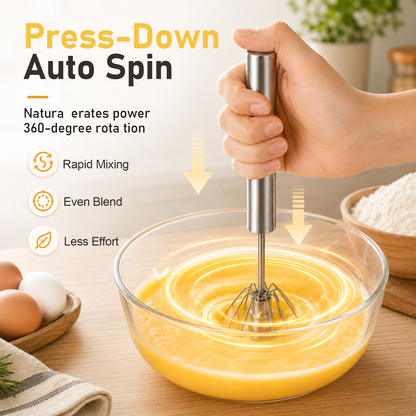 Billhol® Semi-Automatic Hand Egg Beater