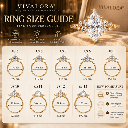 🔥 LAST DAY 90% OFF 丨Vivalora® Marquise-Cut Statement Ring – Brilliant Sparkle, Refined Craftsmanship & Timeless Elegance