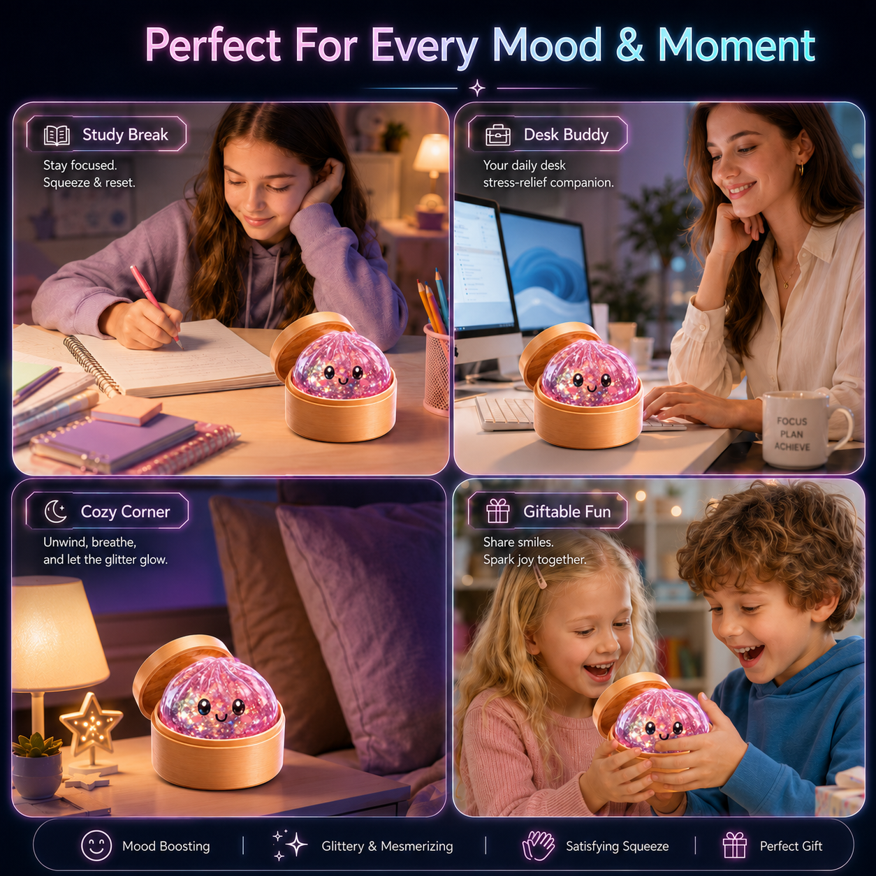 🚨 LAST DAY TO SAVE 50%！丨Toaimer® Magic Face-Changing Dumpling Squishy🥟