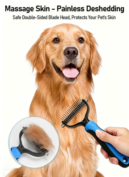 Billhol® Pet Dematting & Shedding Comb – Limited 60% OFF ✨ Smooth Coat, Less Loose Fur
