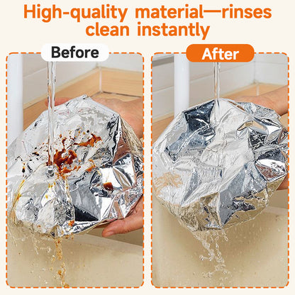 SVOZK® 🍽️Reusable elastic foil covers for bowls, plates and dishes — keep leftovers fresh, prep meals easily, and store food neatly in the fridge. ✨🥗❄️