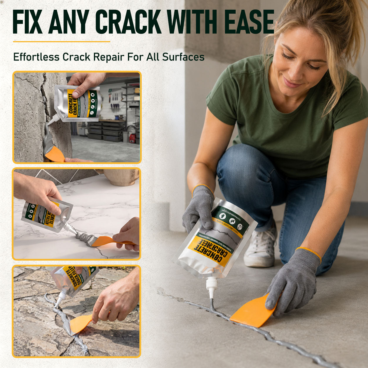 SVOZK® 🛠️Waterproof Concrete Crack Filler & Sealant