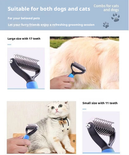 Billhol® Pet Dematting & Shedding Comb – Limited 60% OFF ✨ Smooth Coat, Less Loose Fur
