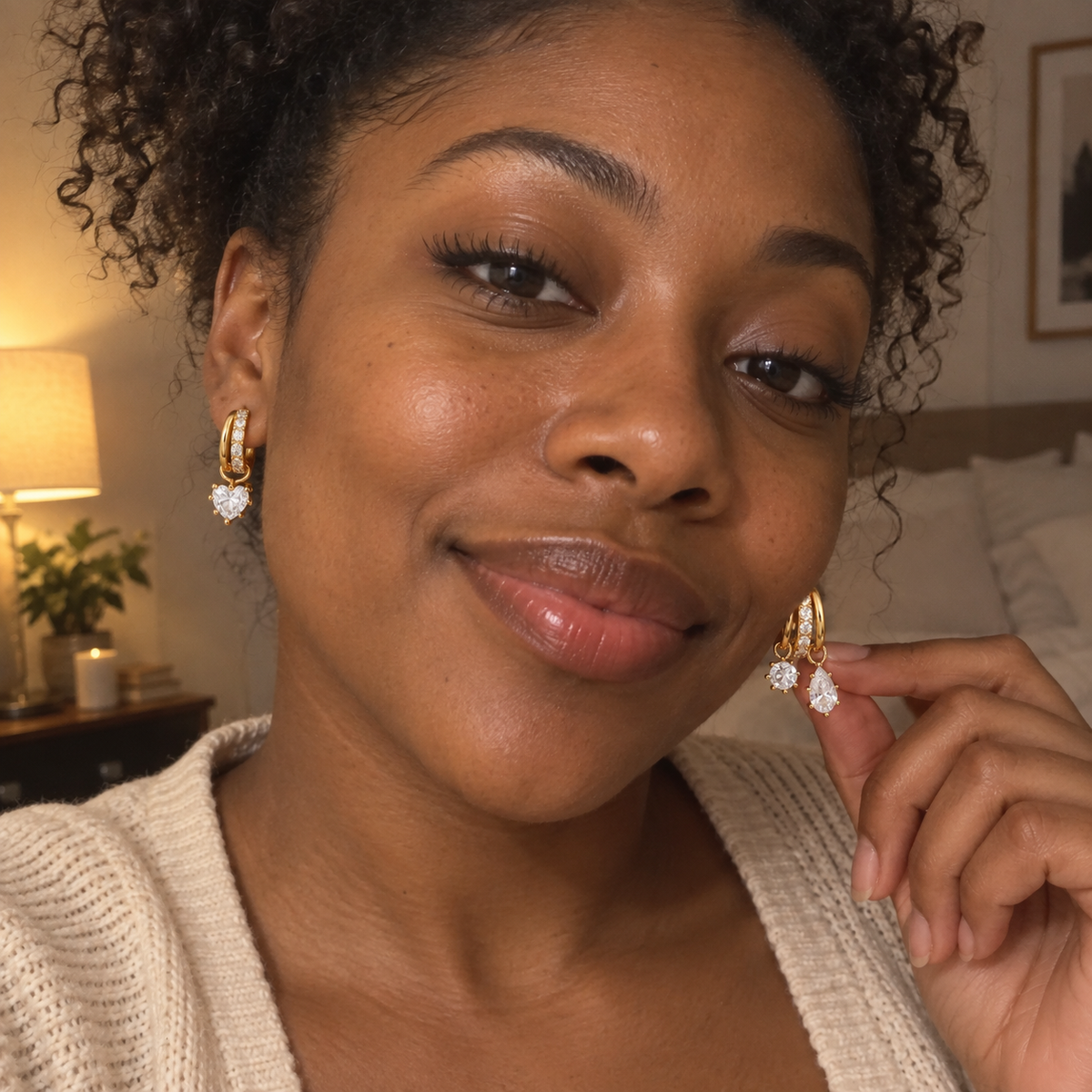 🔥 LAST DAY 90% OFF | VIVALORA® Asymmetric Moissanite Drop Earrings💎