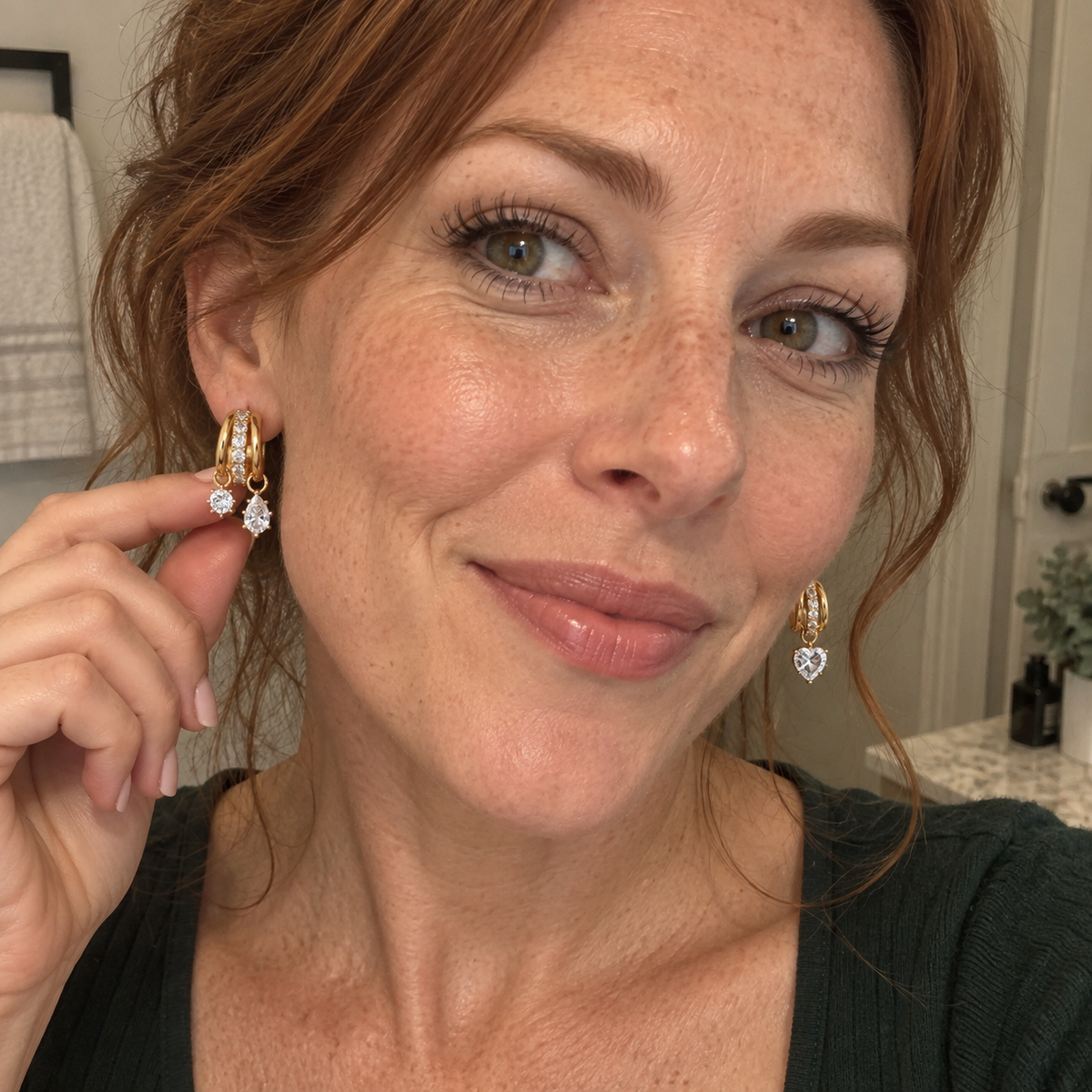 🔥 LAST DAY 90% OFF | VIVALORA® Asymmetric Moissanite Drop Earrings💎