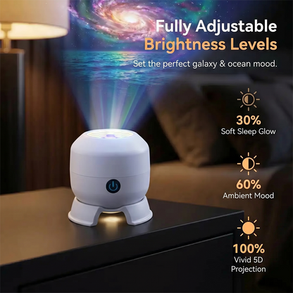 Last day 70%off✨丨REBYIPO® Night Light Projector — Smart 5D Holographic Starry Sky & Ocean Projector 🌠