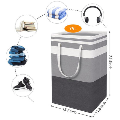 SVOZK® Collapsible Laundry Hamper Set, Large Capacity Fabric Laundry Baskets with Handles for Clothes & Storage-TTT