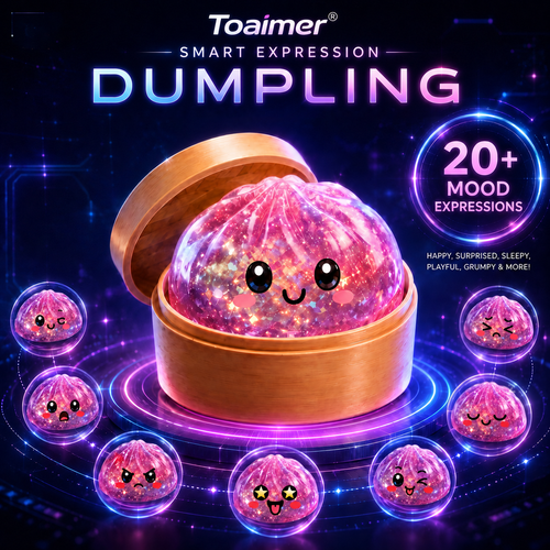 🚨 LAST DAY TO SAVE 50%！丨Toaimer® Magic Face-Changing Dumpling Squishy🥟