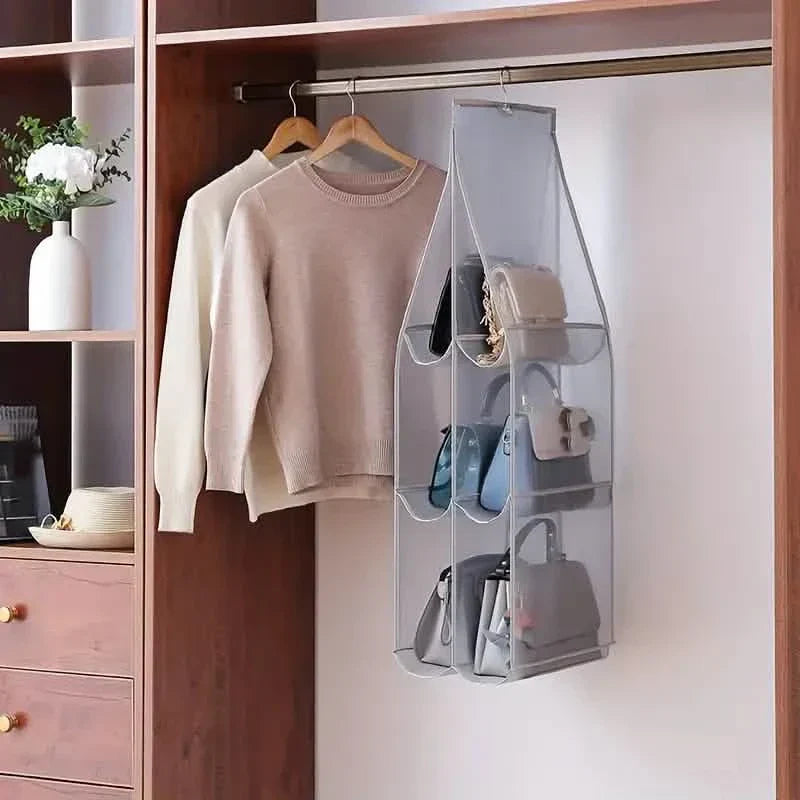 SVOZK® Hanging Handbag Organizer for Closet - Multi-Tier Purse Storage