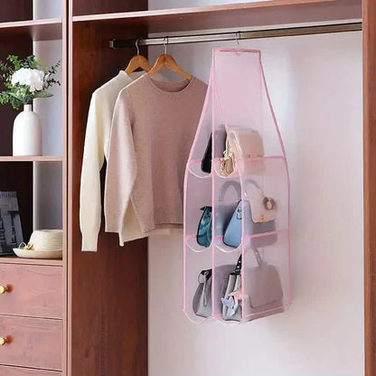 SVOZK® Hanging Handbag Organizer for Closet - Multi-Tier Purse Storage