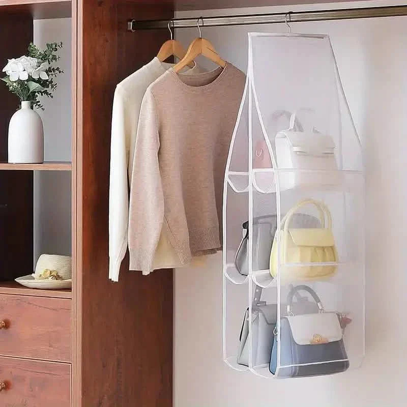 SVOZK® Hanging Handbag Organizer for Closet - Multi-Tier Purse Storage