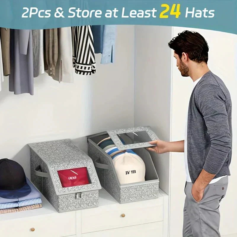 🔥SVOZK® Last Day 60% OFF 🔥Stackable storage boxes for baseball caps